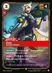Jinx, Demolitionist - Alt Art Origins Card List