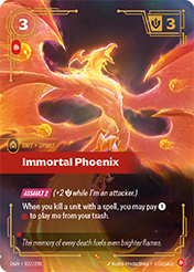 Immortal Phoenix Origins Card List
