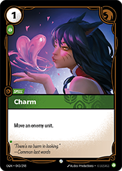 Charm Origins Card List