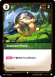 Stalwart Poro Origins Card List
