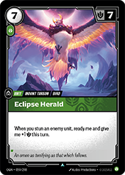 Eclipse Herald Origins Card List