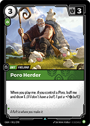 Poro Herder Origins Card List