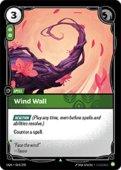 Wind Wall Origins Card List
