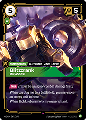 Blitzcrank, Impassive Origins Card List