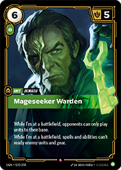 Mageseeker Warden Origins Card List