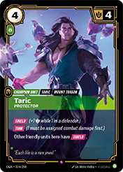Taric, Protector Origins Card List