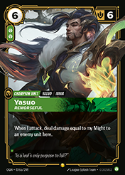 Yasuo, Remorseful - Alt Art Origins Card List