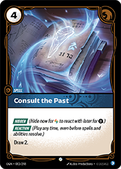 Consult the Past Origins Card List