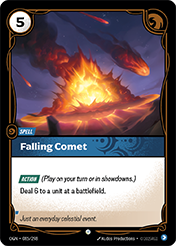 Falling Comet Origins Card List