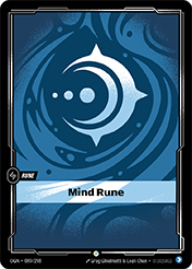 Mind Rune Origins Card List