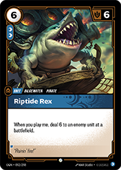 Riptide Rex Origins Card List