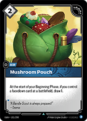 Mushroom Pouch Origins Card List