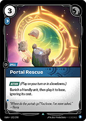Portal Rescue Origins Card List