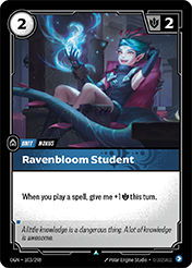 Ravenbloom Student Origins Card List
