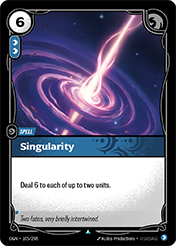 Singularity Origins Card List