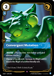 Convergent Mutation Origins Card List