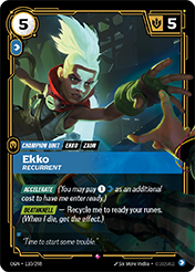 Ekko, Recurrent Origins Card List