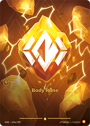Body Rune - Alt Art Origins Card List