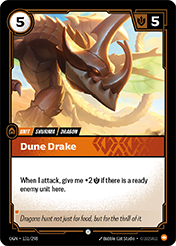 Dune Drake Origins Card List