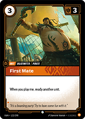 First Mate Origins Card List