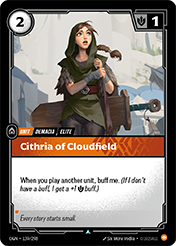 Cithria of Cloudfield Origins Card List