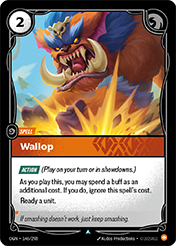 Wallop Origins Card List