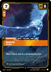 Anivia, Primal Origins Card List