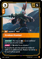 Kraken Hunter Origins Card List