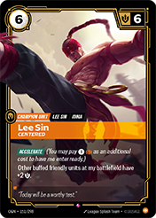 Lee Sin, Centered Origins Card List
