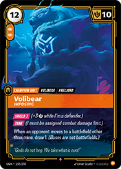 Volibear, Imposing Origins Card List