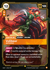 Volibear, Imposing - Alt Art Origins Card List