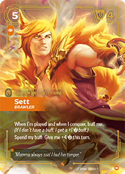 Sett, Brawler Origins Card List