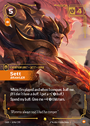 Sett, Brawler - Alt Art Origins Card List
