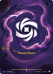 Chaos Rune - Alt Art Origins Card List