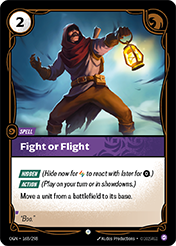 Fight or Flight Origins Card List