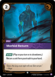 Morbid Return Origins Card List