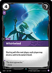 Whirlwind Origins Card List