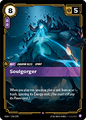 Soulgorger Origins Card List