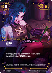 Jinx, Rebel Origins Card List