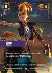 Jinx, Rebel - Alt Art Origins Card List