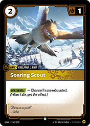 Soaring Scout Origins Card List