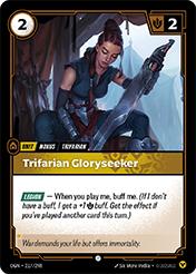 Trifarian Gloryseeker Origins Card List