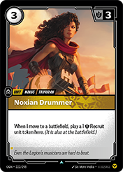 Noxian Drummer Origins Card List