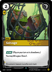 Salvage Origins Card List