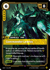 Commander Ledros Origins Card List