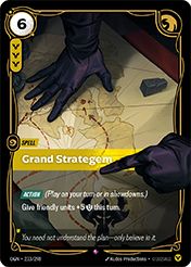 Grand Strategem Origins Card List