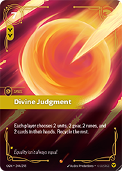 Divine Judgment Origins Card List