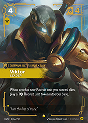 Viktor, Leader - Alt Art Origins Card List