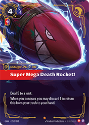 Super Mega Death Rocket! Origins Card List