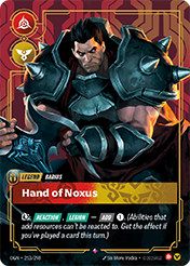 Hand of Noxus Origins Card List